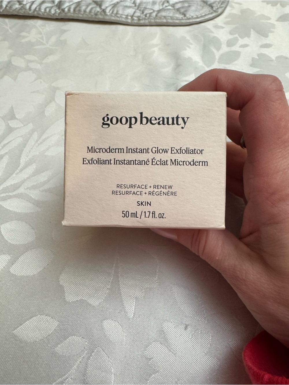 goop beauty Microderm Instant Glow Exfoliator — Cream White